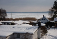 Unser Ferienhaus in Plau am See im Winter